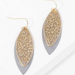 NWT - Marquee Mixed Metal Earrings
